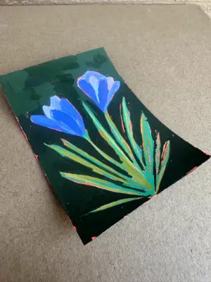 Crocus aceo art card thumbnail 2