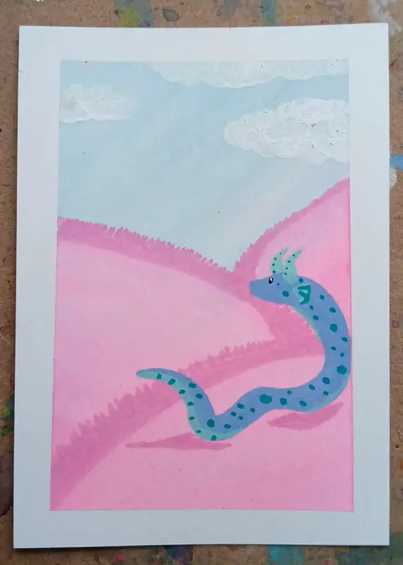 Serpent Series 4 aceo art card