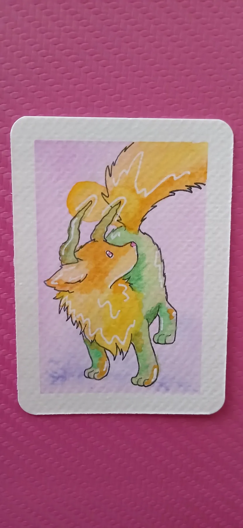 On Alert aceo art card