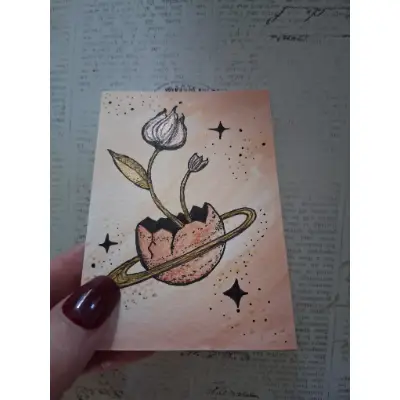 Break Free aceo art card thumbnail 2