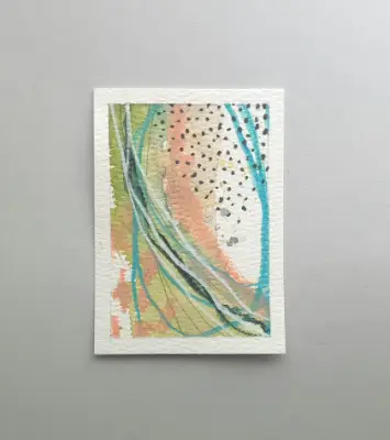 Summer Delight aceo art card thumbnail 1