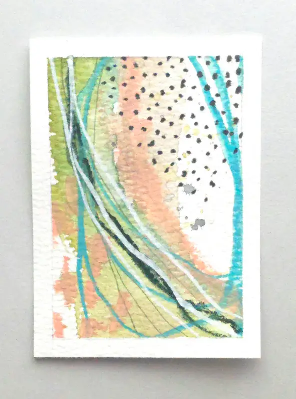 Summer Delight aceo art card