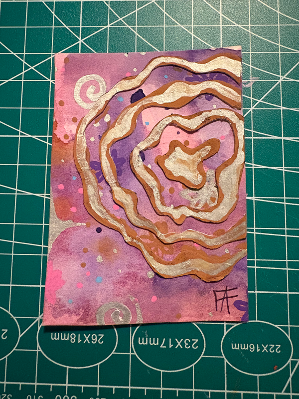 Batik Daydreams #8 aceo art card