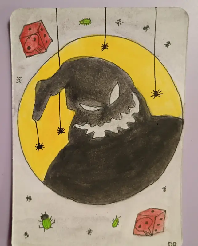 Oogie Boogie aceo art card