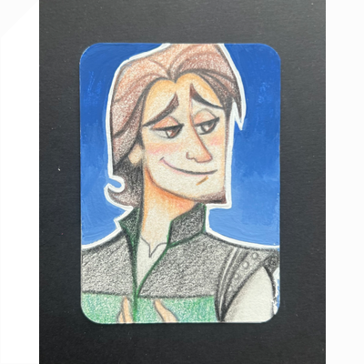Flynn Rider aceo art card thumbnail 2