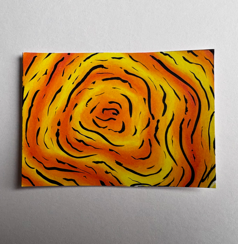 Atomic Water aceo art card
