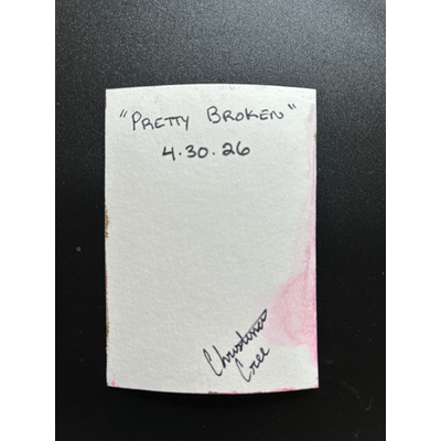 Pretty Broken aceo art card thumbnail 2