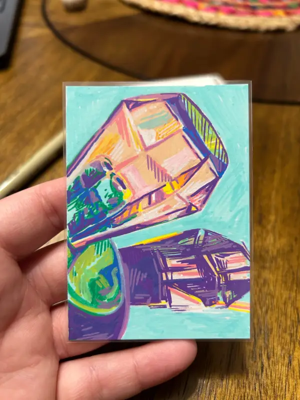 Ring Pop 1 aceo art card