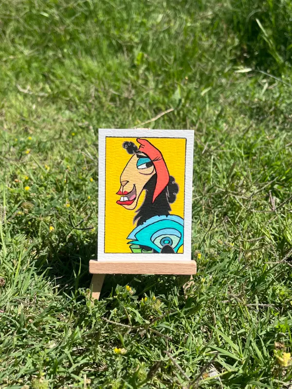 Kuzco Serving Face aceo art card