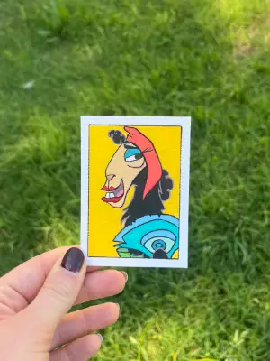 Kuzco Serving Face aceo art card thumbnail 2
