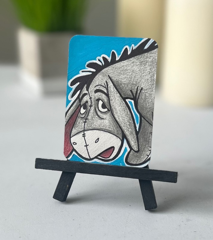 Eeyore aceo art card