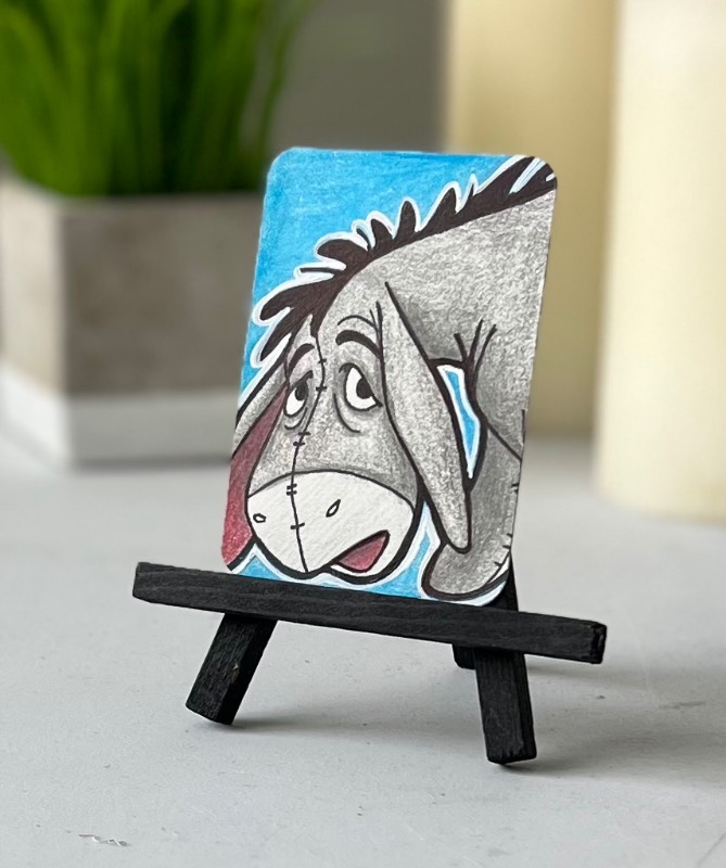 Eeyore aceo art card