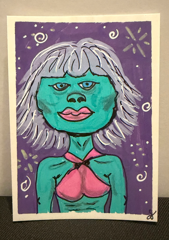 GLP1 aceo art card