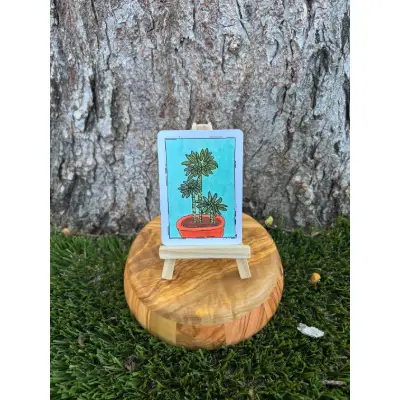Coco the Palm aceo art card thumbnail 1
