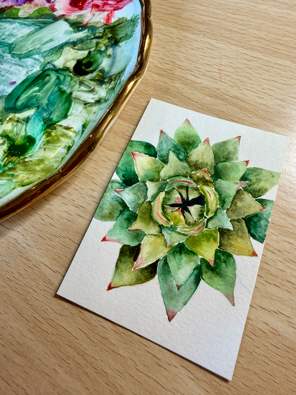 A Quiet Unfolding aceo art card
