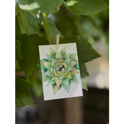 A Quiet Unfolding aceo art card thumbnail 3
