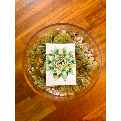 A Quiet Unfolding aceo art card thumbnail 2