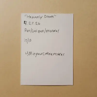 Heavenly Dream aceo art card thumbnail 2