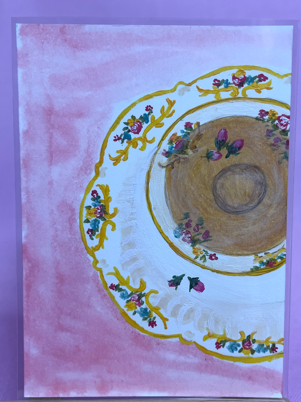 The Porcelain Cup aceo art card