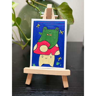 Foad and Trog aceo art card thumbnail 1