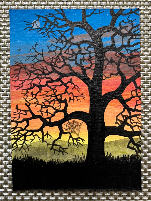“The Dreaming Hours” aceo art card