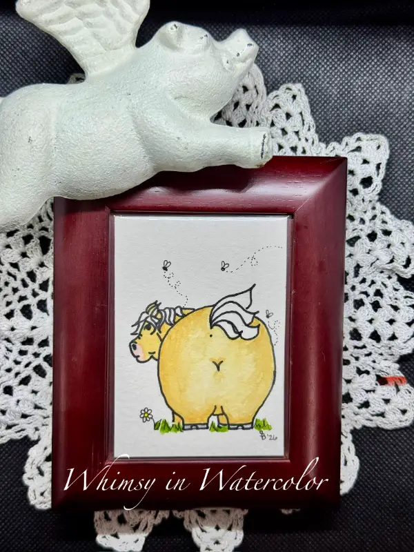 Don't Dwell on the Past aceo art card