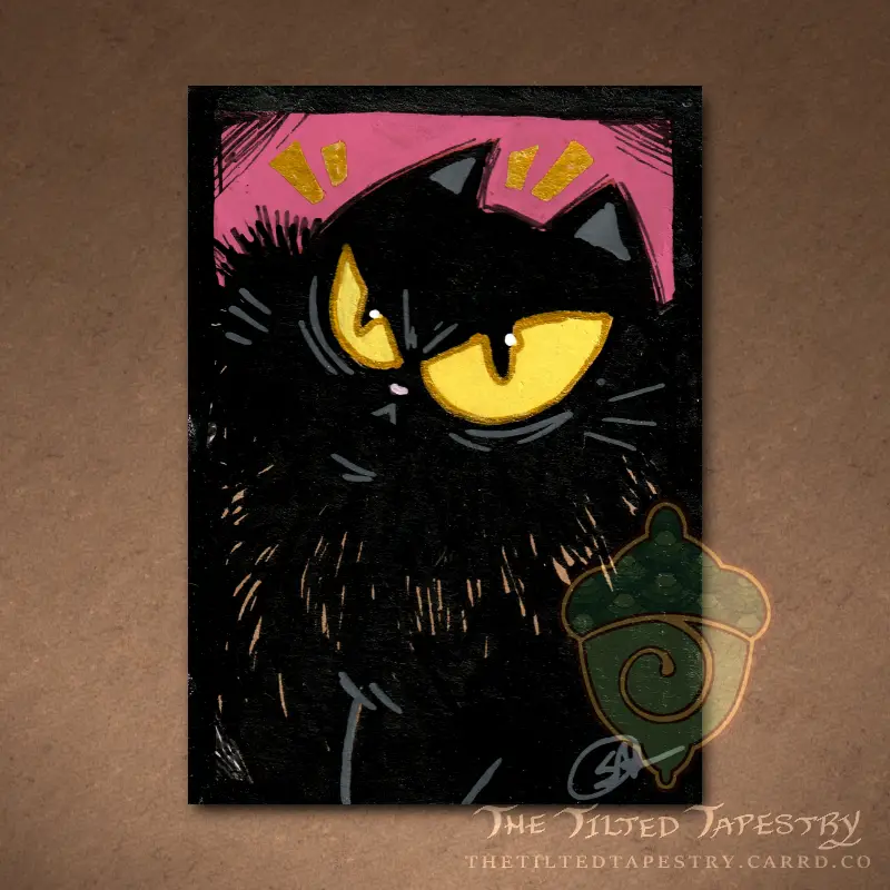 Angy (Cats Cats Cats Collection) aceo art card