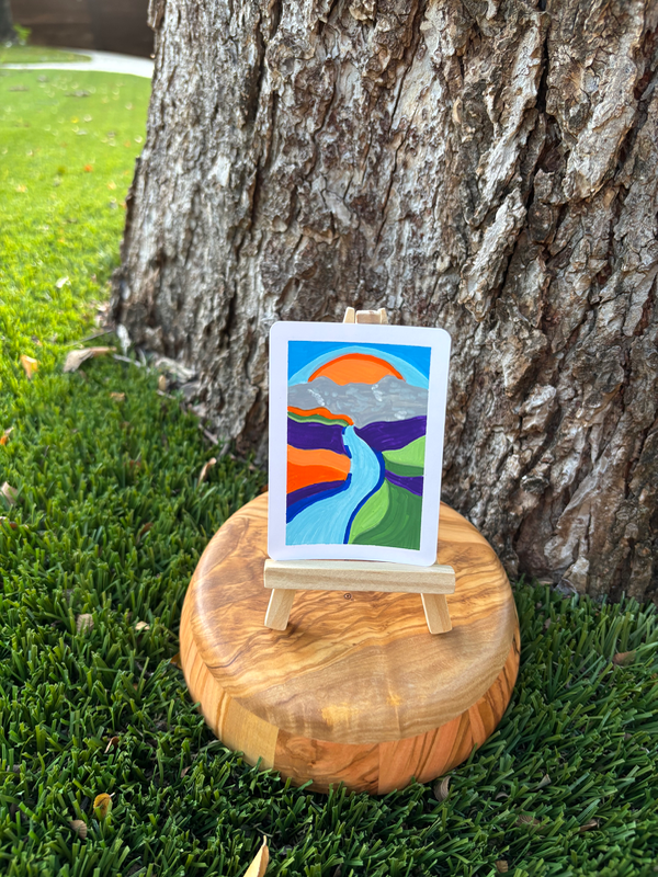 Sally’s Sunset aceo art card