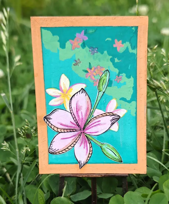 Frangipani | Molls aceo art card