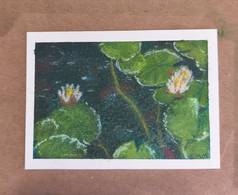Lilly Pads aceo art card
