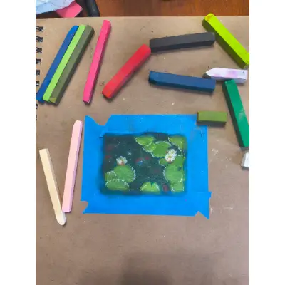 Lilly Pads aceo art card thumbnail 3