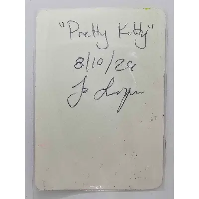 Pretty Kitty aceo art card thumbnail 2