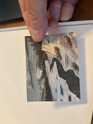 Morning Light aceo art card thumbnail 1
