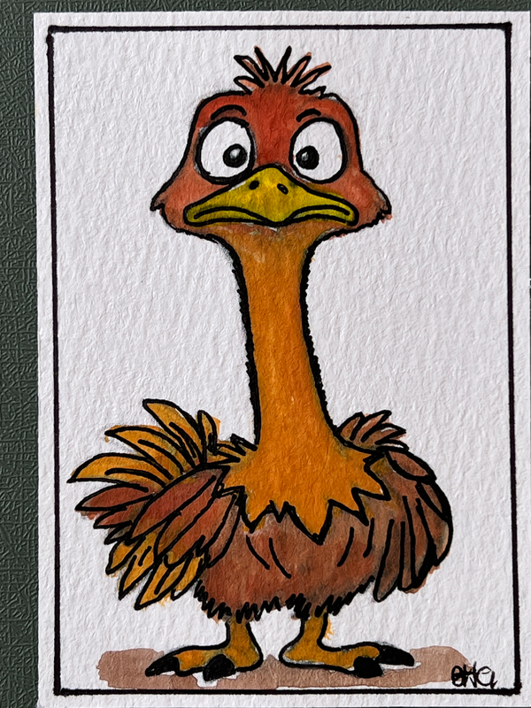 You Looking At Me aceo art card