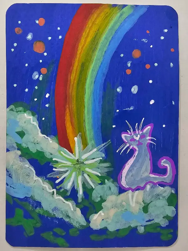 Wishing Star aceo art card