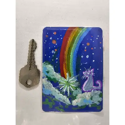 Wishing Star aceo art card thumbnail 2