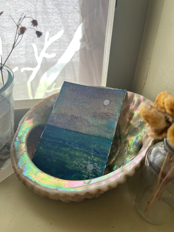 Lucy in the Sky aceo art card