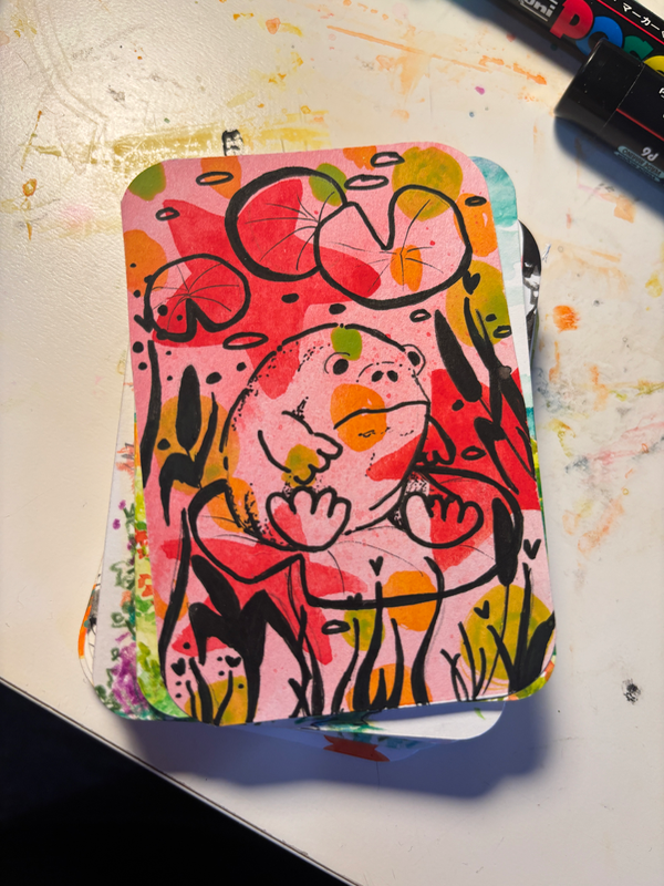 Mr. Jellycattail aceo art card
