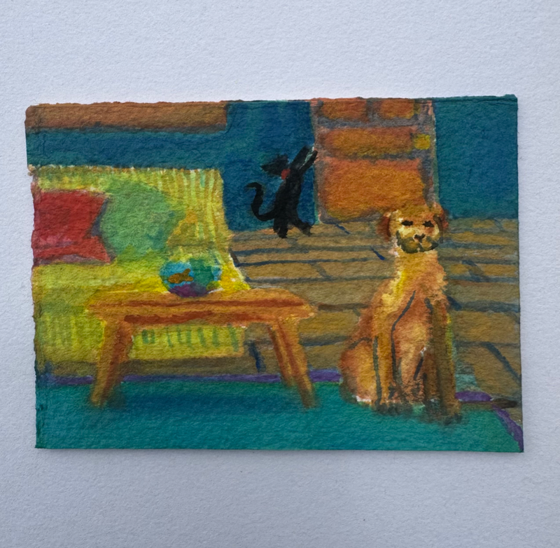 adaptation aceo art card