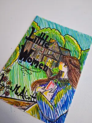 Little Women, ft Jo March aceo art card thumbnail 5