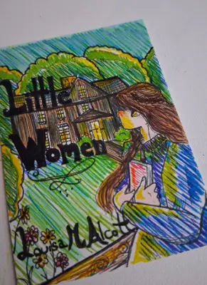 Little Women, ft Jo March aceo art card thumbnail 4