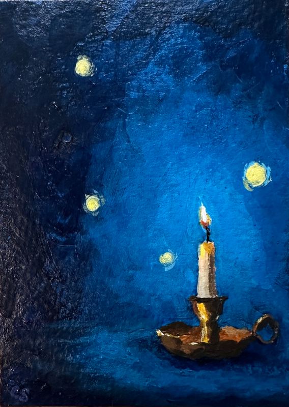 Illumination aceo art card