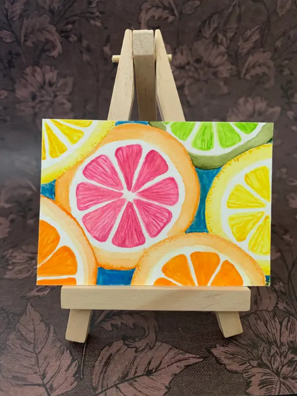 Citrus Dream 2 of 2 aceo art card
