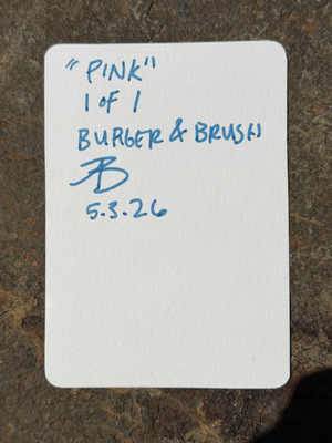 Pink aceo art card thumbnail 2