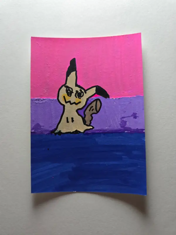 Mimikyu #7 aceo art card