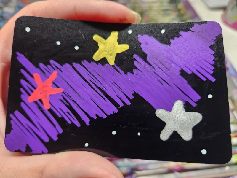 My 3 Stars aceo art card
