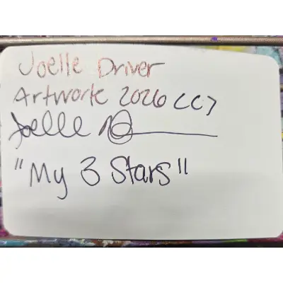 My 3 Stars aceo art card thumbnail 2