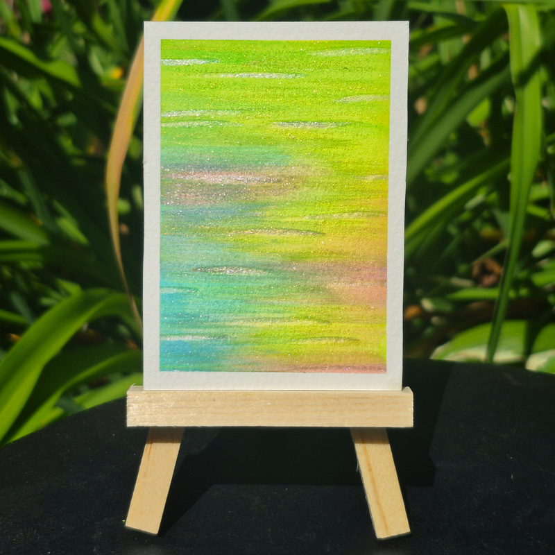 Pond no.1 aceo art card