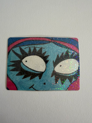 Spike and Sparkle aceo art card thumbnail 2