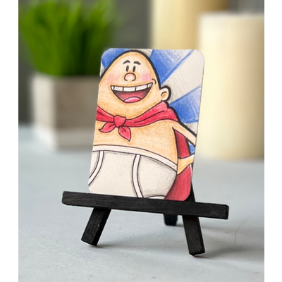 Captain underpants aceo art card thumbnail 1